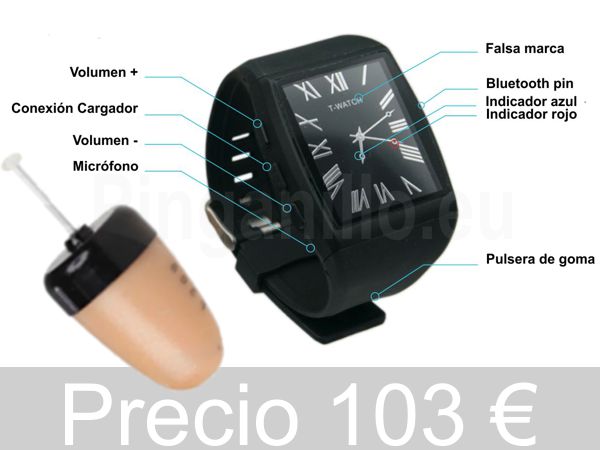 Pinganillo Reloj Vip Pro